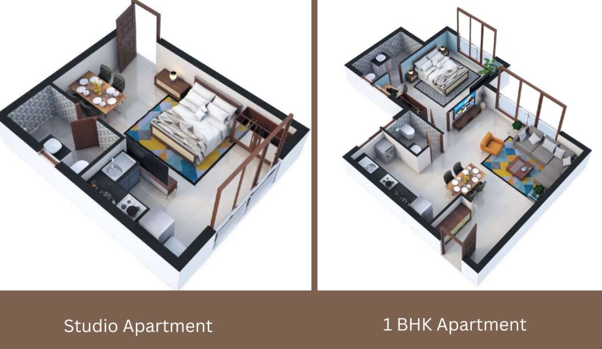 studio, 1bhk, 2 bhk apartments for sale in goa arpora north goa