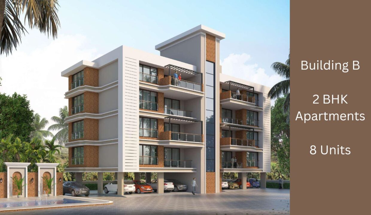 studio, 1bhk, 2 bhk apartments for sale in goa arpora north goa